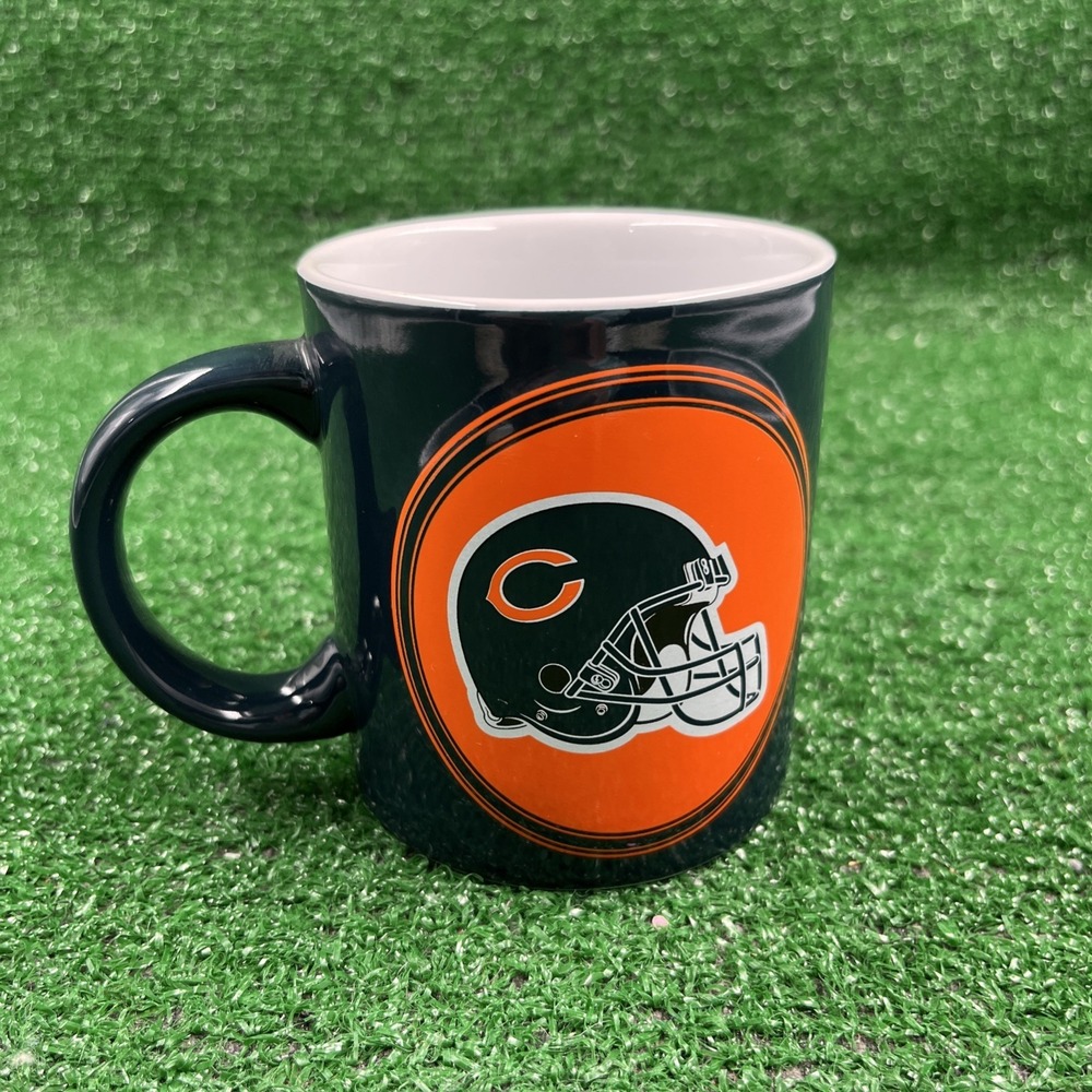 Chicago Bears 14 oz Ceramic Coffee Tea Mug Cup Boelter Brands 2014 Blue Orange‎